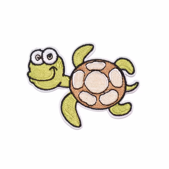 人気の海洋生物カスタムデザイン3D刺繍アイロン